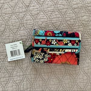 NWT Vera Bradley trifold Euro wallet